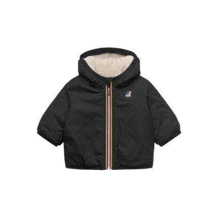 Giubbino "E. Le Vrai 4.0 claudine orsetto" K-Way nero K7142RW USY K-WAY 