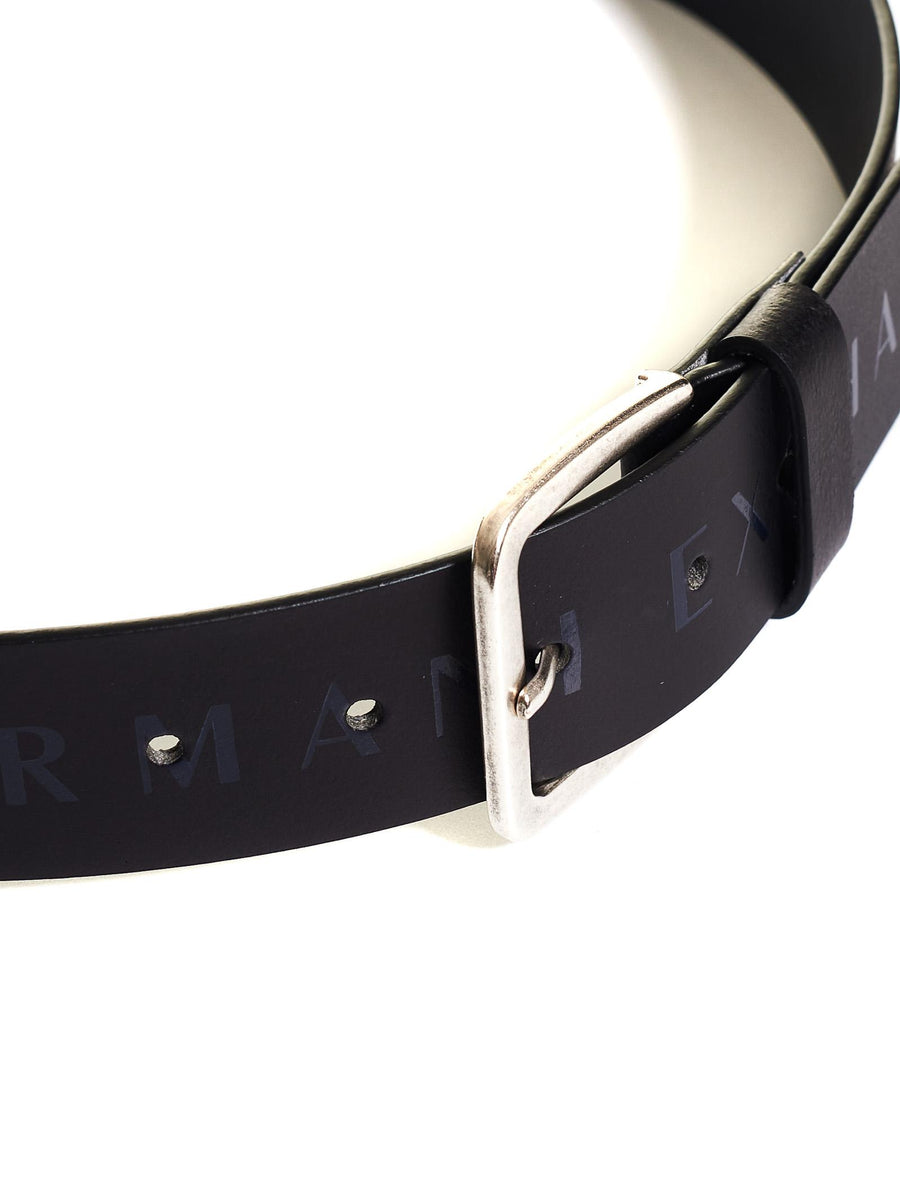 Cintura in pelle nera 951185CC529 02521 Armani Exchange 