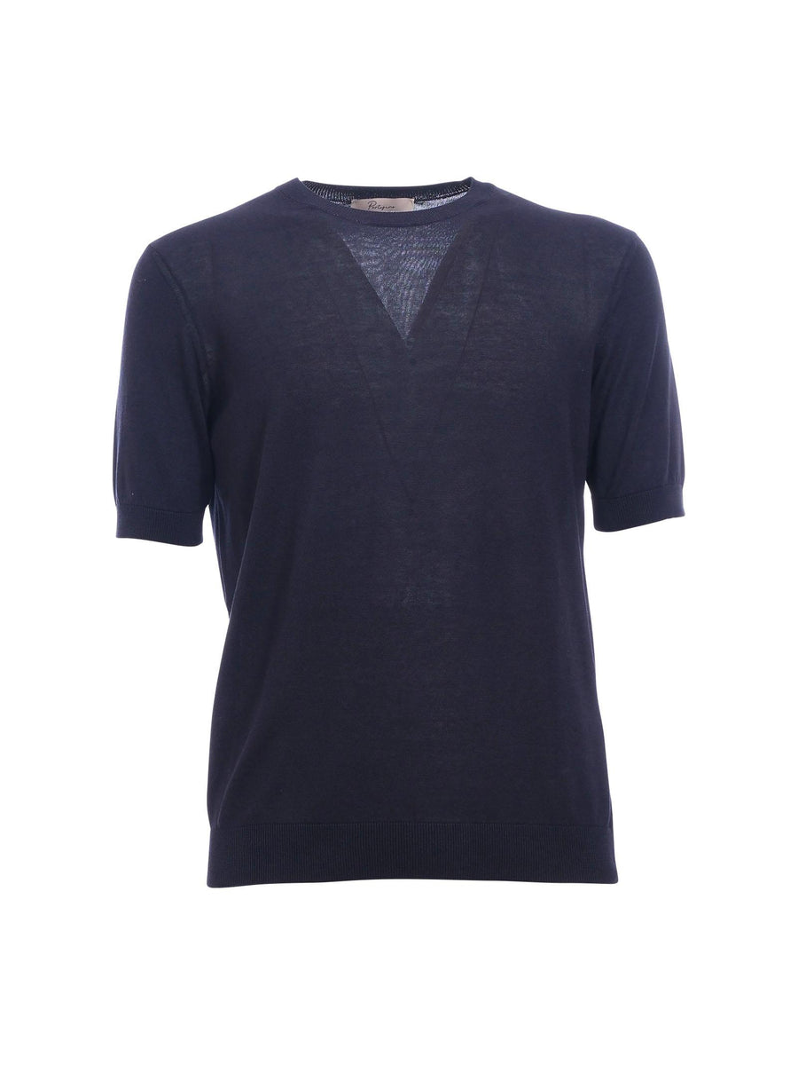 Maglia in seta Portofino blu 1033 650 Portofino 