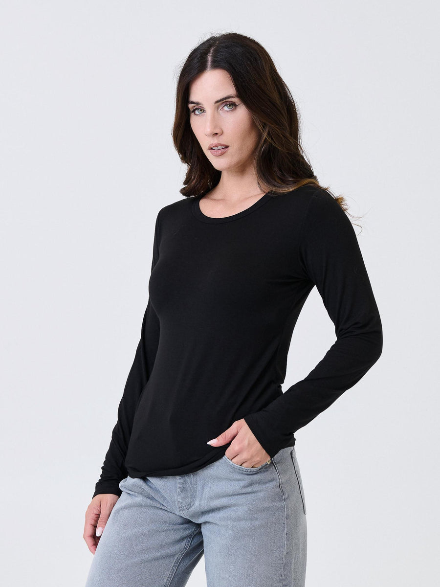 Maglia a maniche lunghe Kontatto nera MR5004C NERO kontatto 