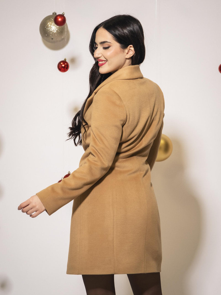 Cappotto corto monopetto Armoire Antonella cammello ANTONELLA CAMMELLO Armoire 