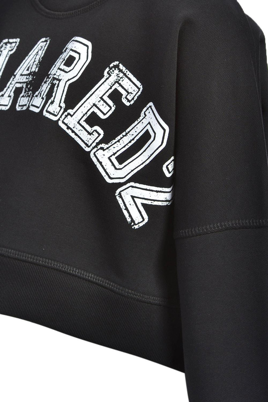 Felpa nera printed lettering DQ0433D008F DQ900 Dsquared 