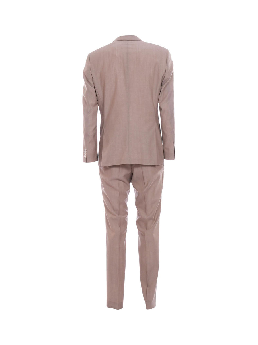 Abito Boss slim fit in misto lana beige 50540759 275 Boss 