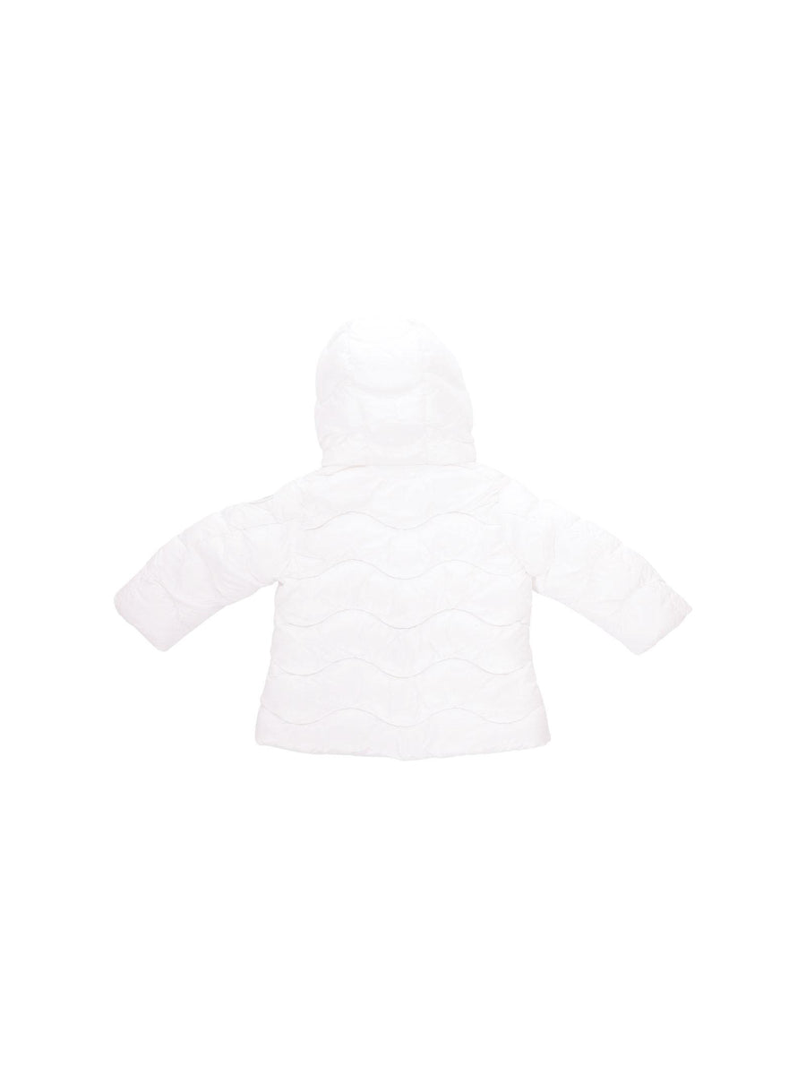 Piumino bambina ad onde Blauer Iarose bianco BLGC02513 100BI Blauer 