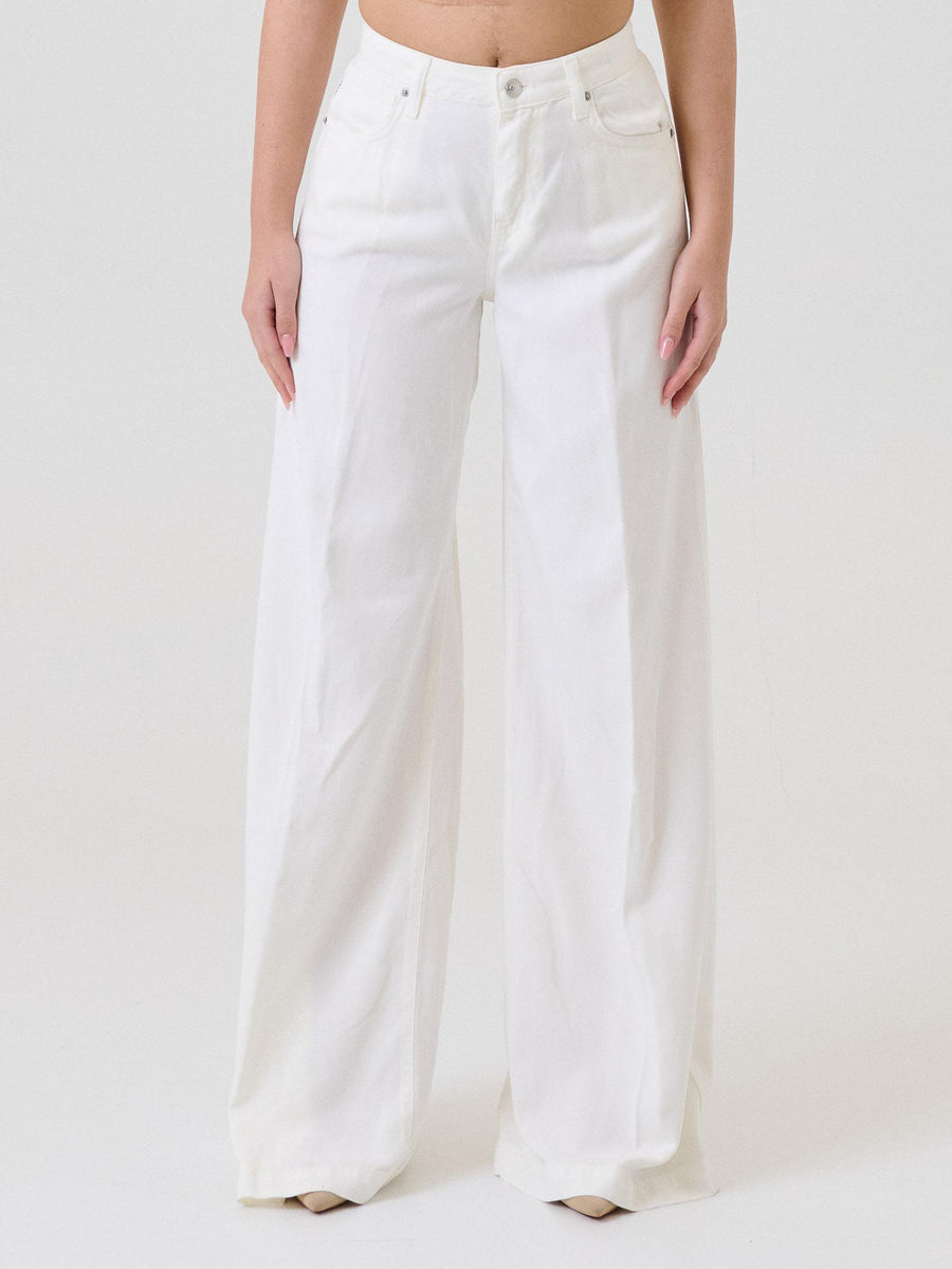 Jeans "Madison Wid Leg" Vicolo bianco DF5145 FU03 Vicolo 