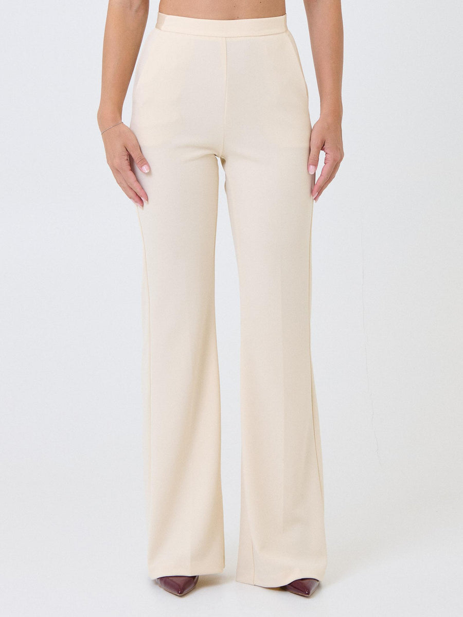 Pantalone a zampa Imperial beige gesso P3E9KAW GESSO Imperial 