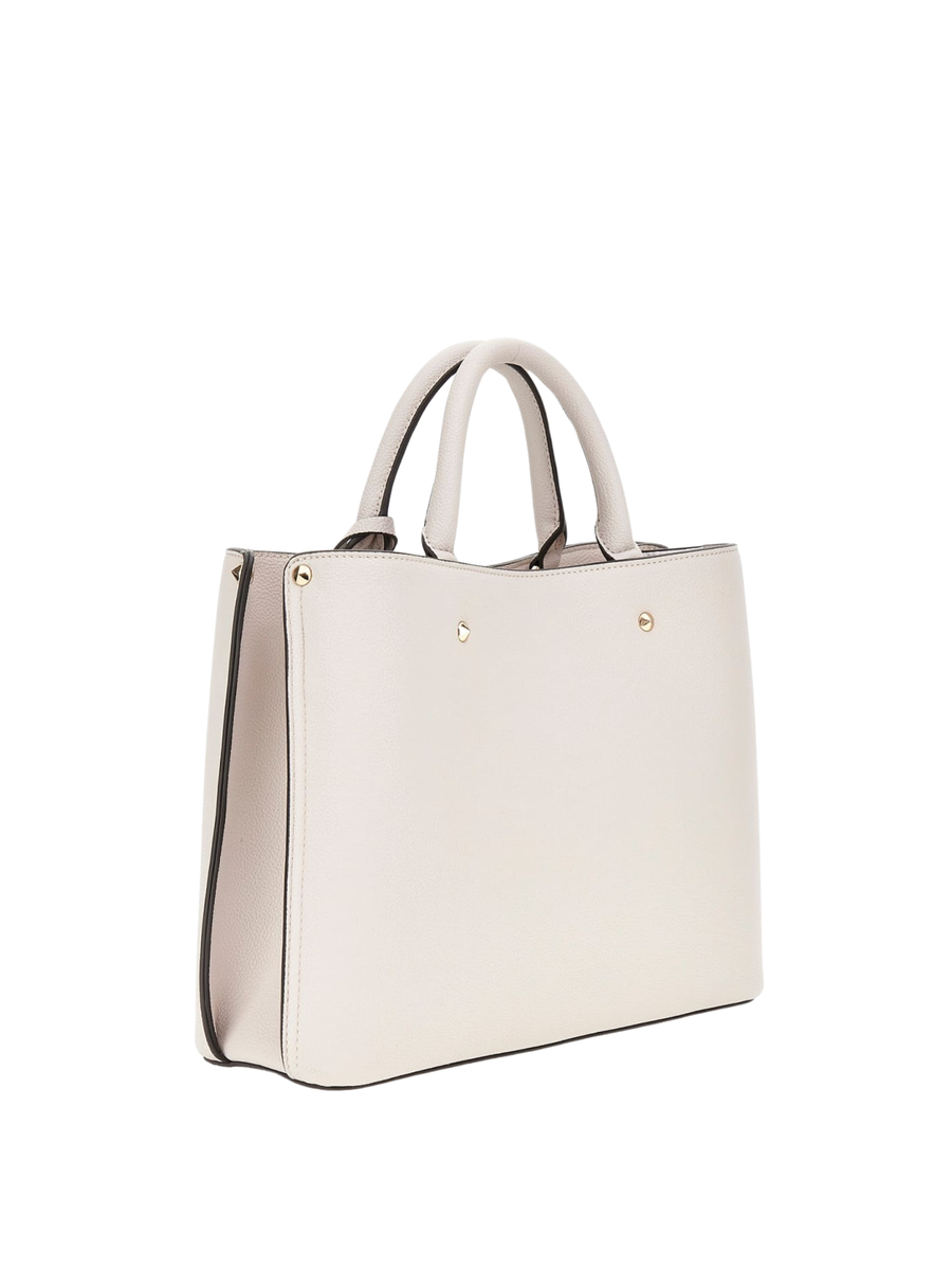 Borsa a mano Guess bianca con piedini metallici HWBG8778060 IVO Guess 