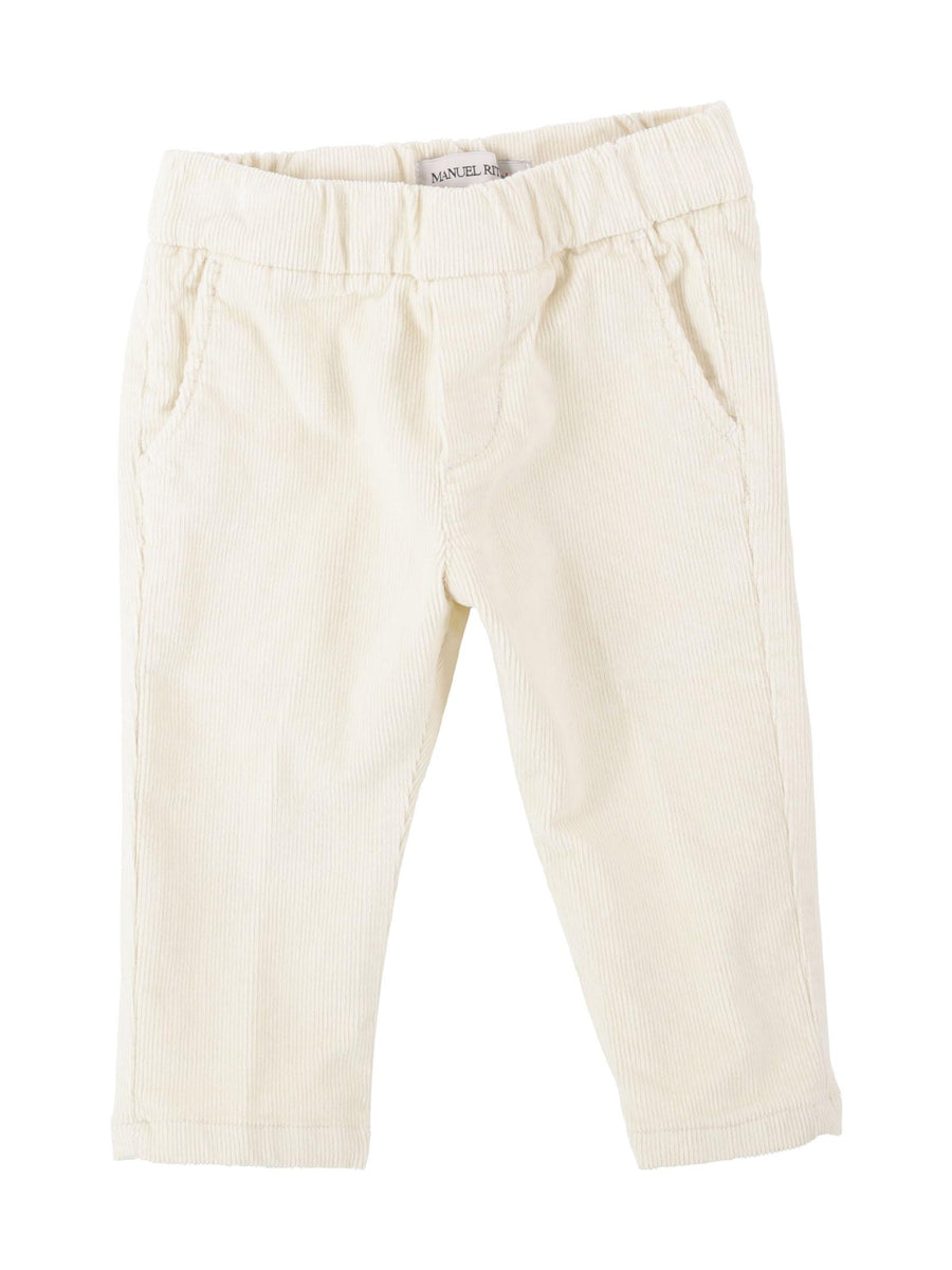 Pantaloni in velluto a coste MR1894 BN Manuel Ritz 
