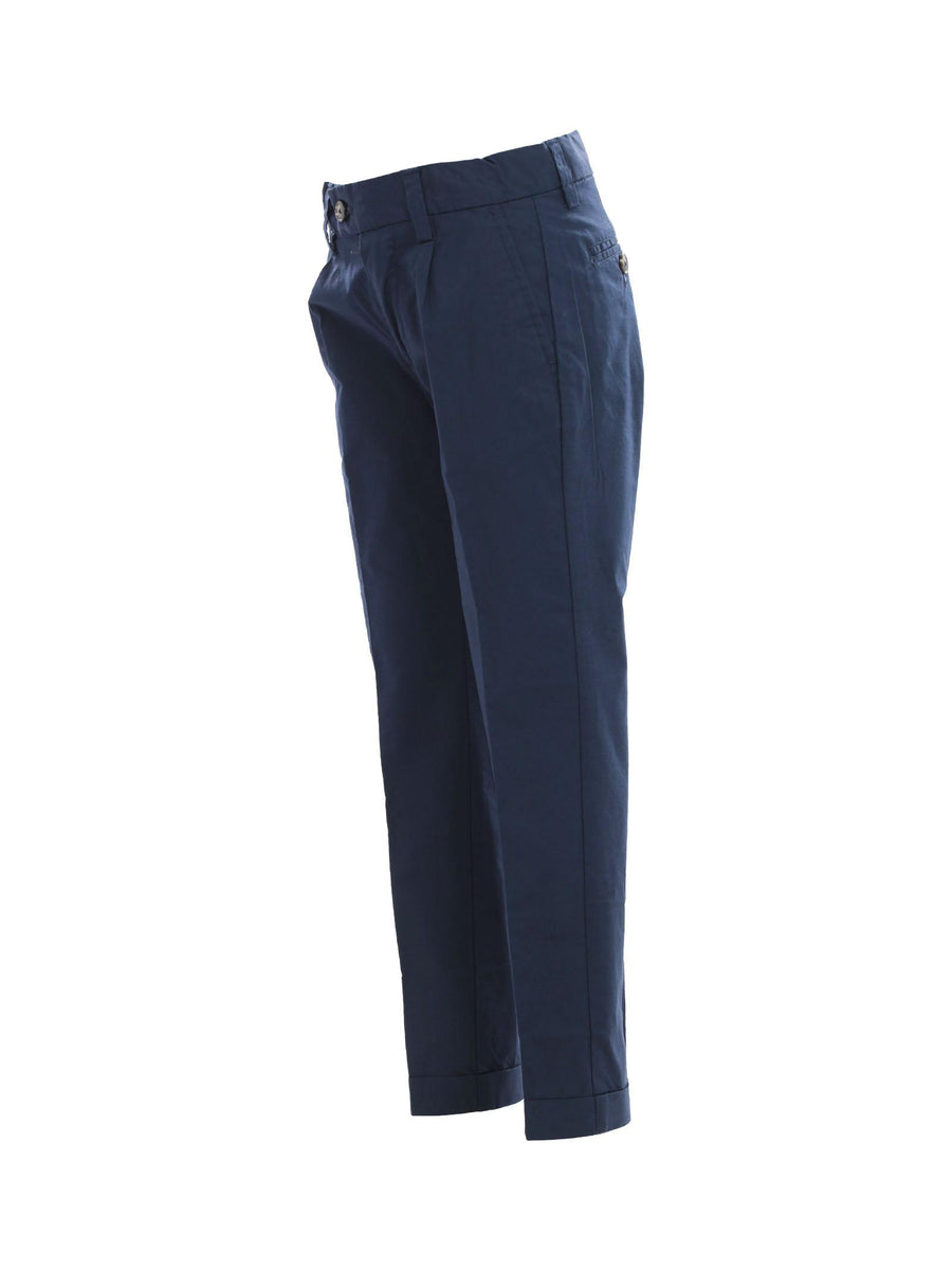 Pantaloni lunghi in cotone blu navy PTD4109J NAVY Dan John 