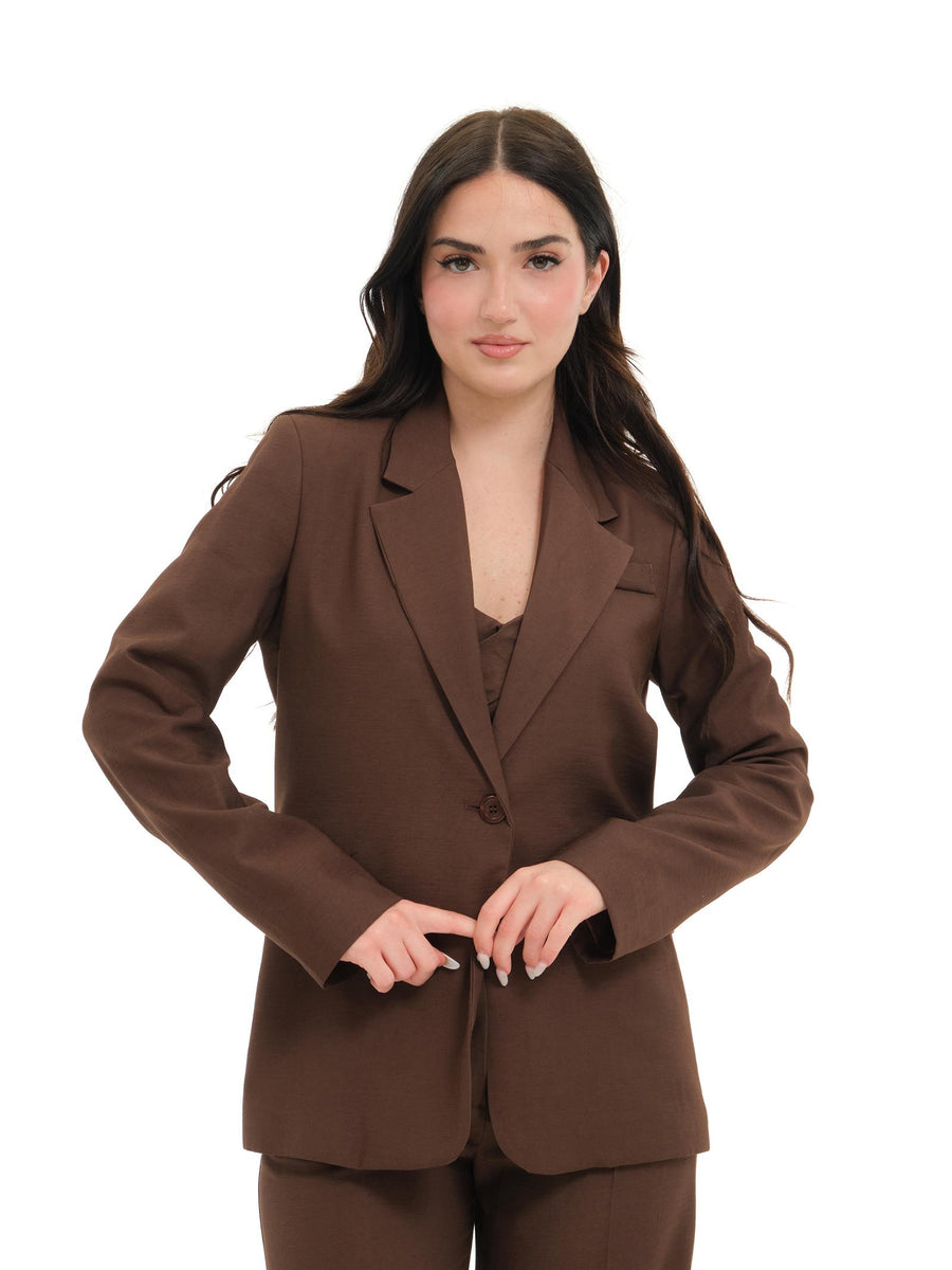 Giacca monopetto Imperial marrone J9990024T TERRA Imperial 