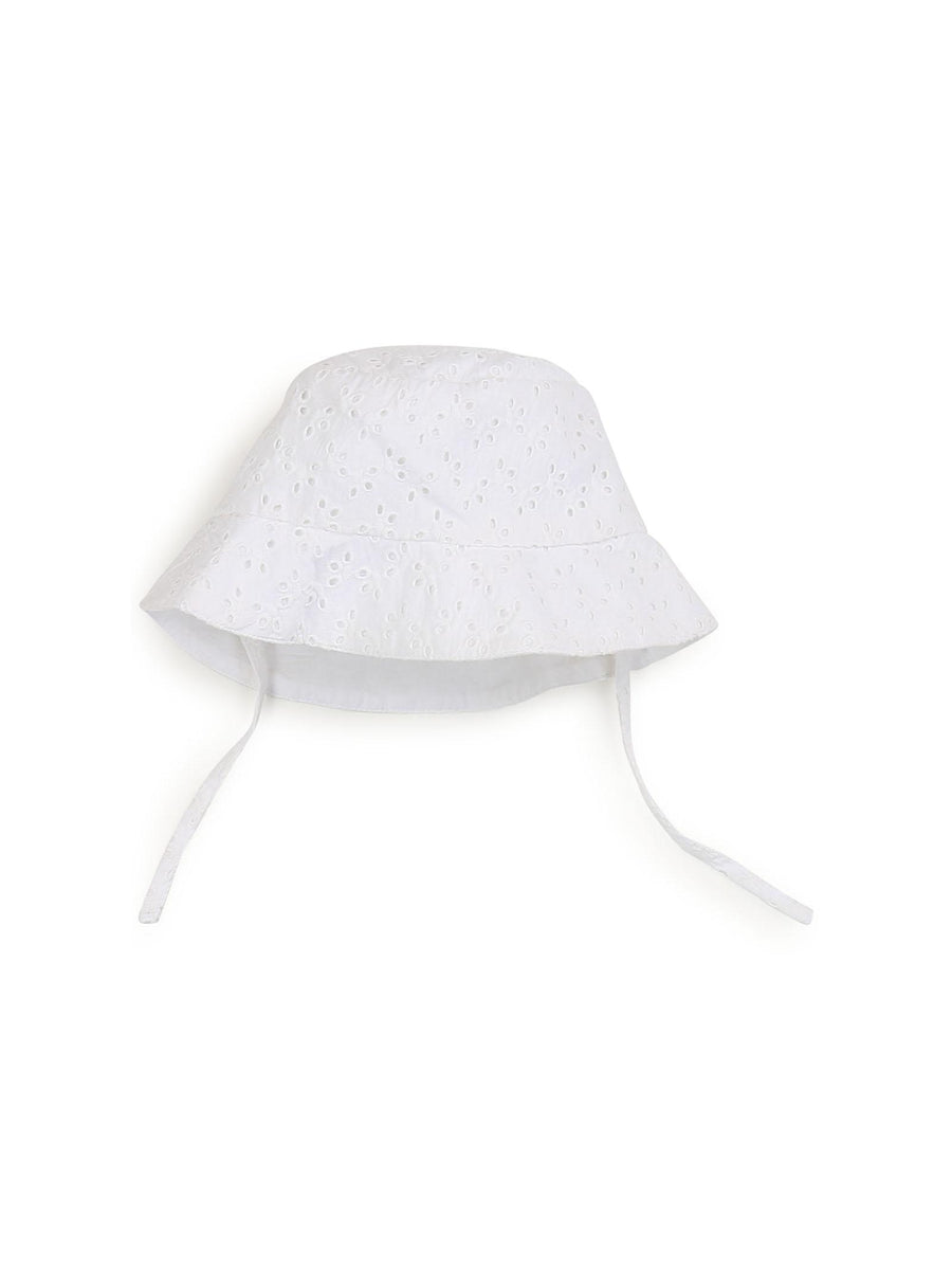 Cappello in san gallo Y01027 BIANCO Carrement Beau 