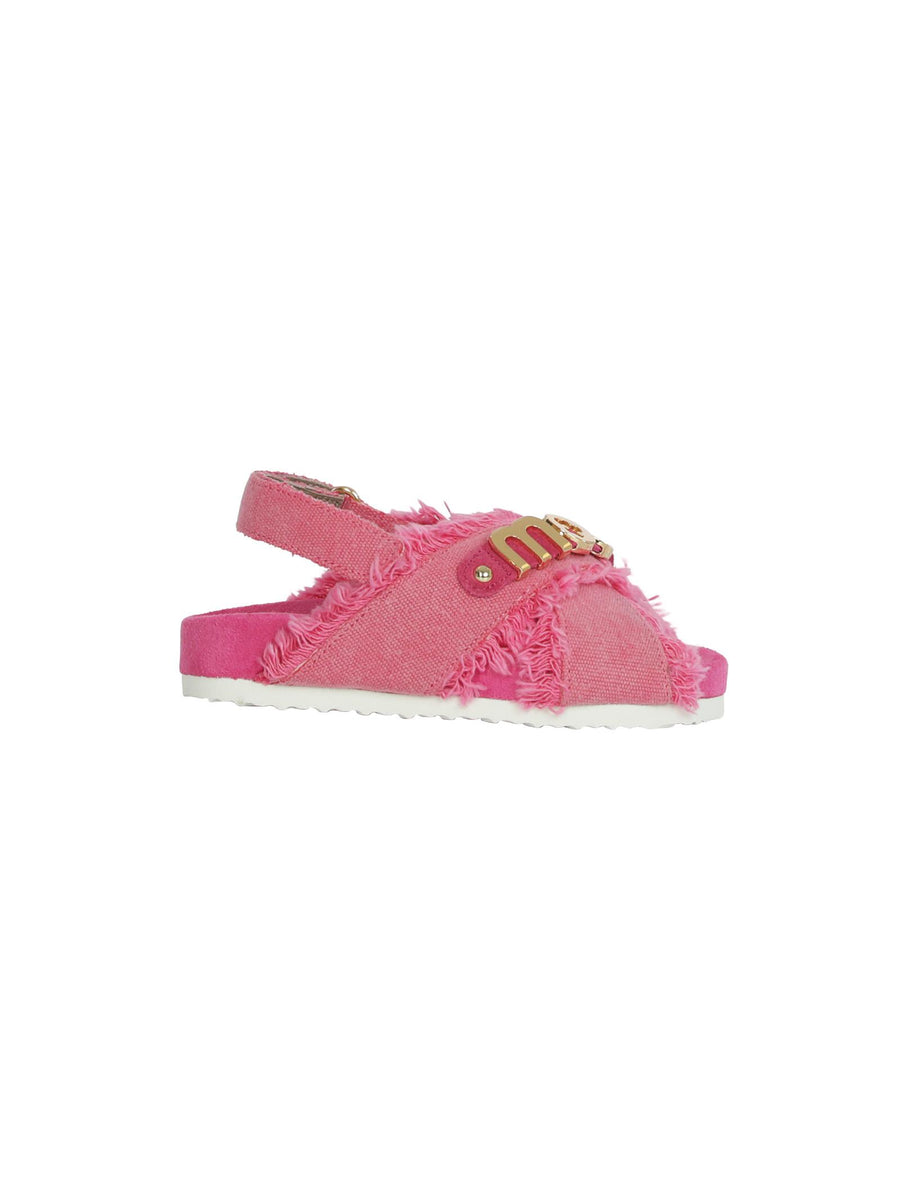 Sandalo criss cross rosa SK631001K RWFUX Mou 