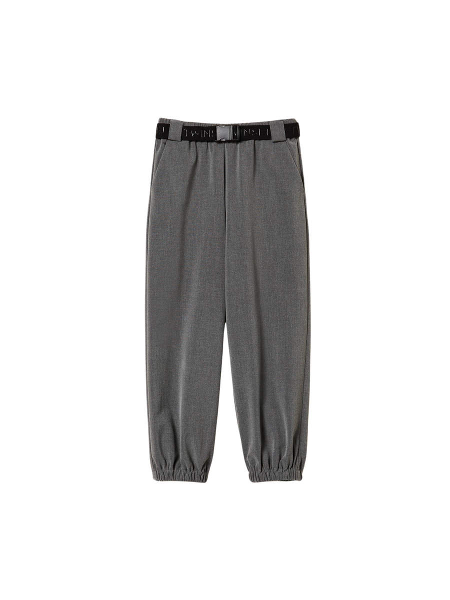 Pantalone Twinset grigio in flanella 242GJ2116 11730 Twinset 