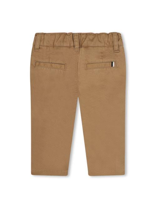 Pantaloni Boss per neonato biscotto in gambardina di cotone J51265 269 Boss 