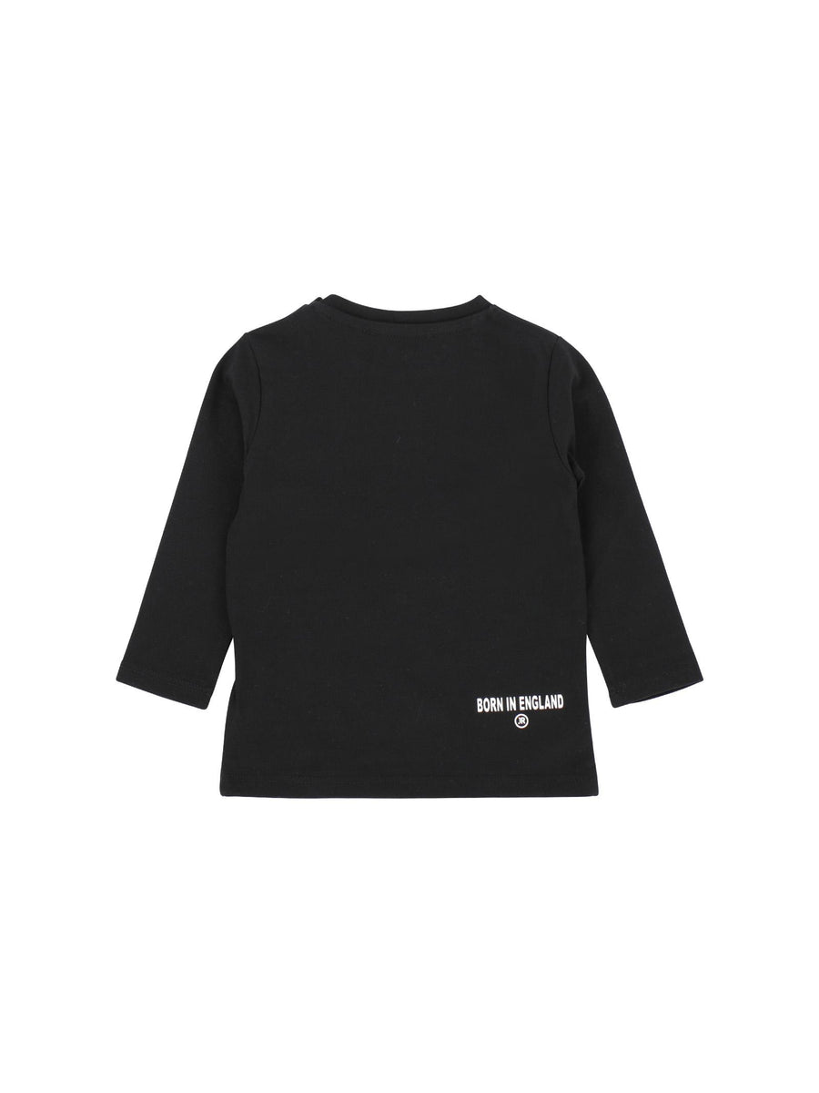 T-Shirt John Richmond nera maniche lunghe rock/roll RIA24034TS BLK John Richmond 