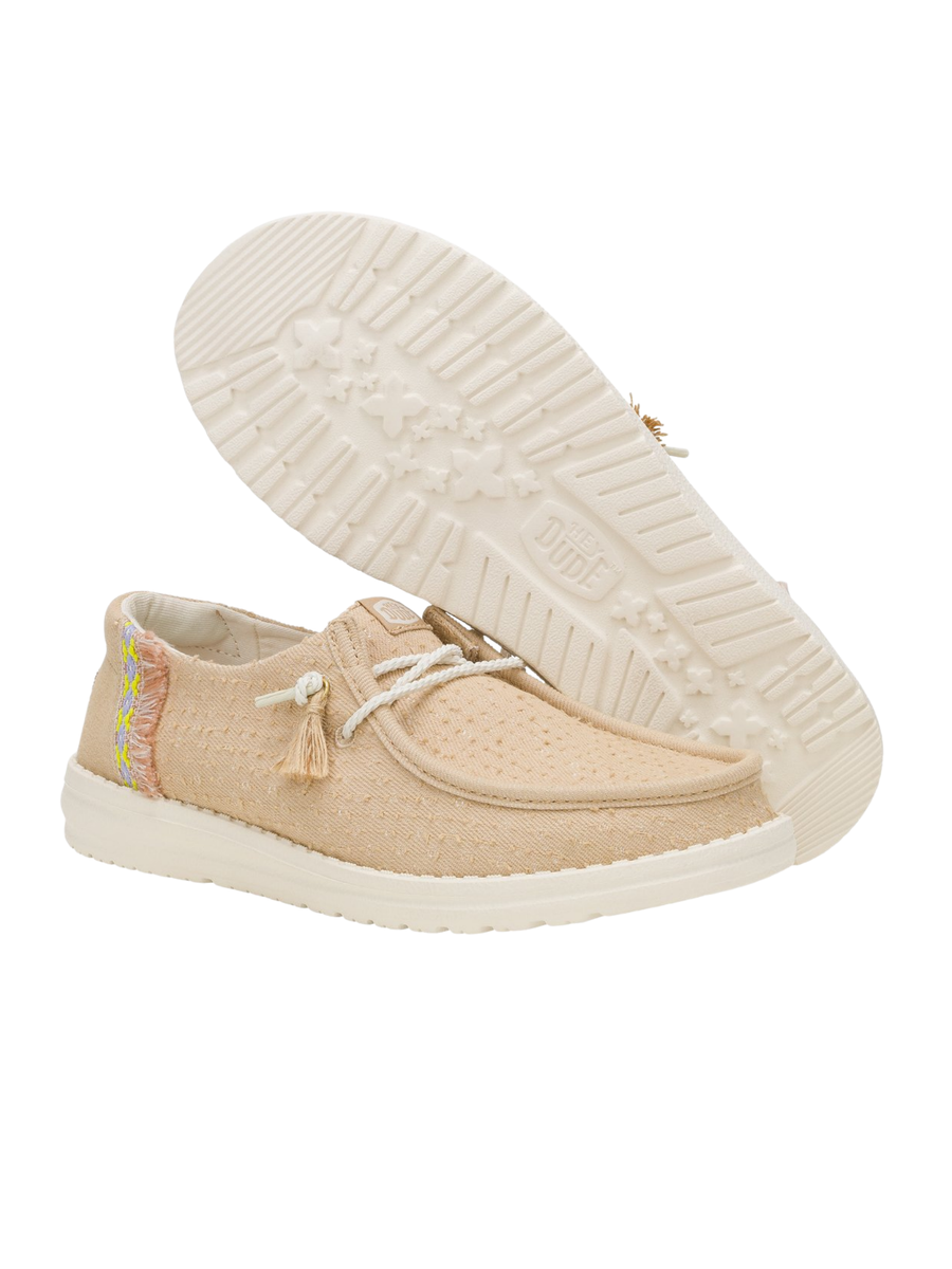 Sneakers "wendy perf canvas" Hey Dude beige HD43111 0NG Hey Dude 