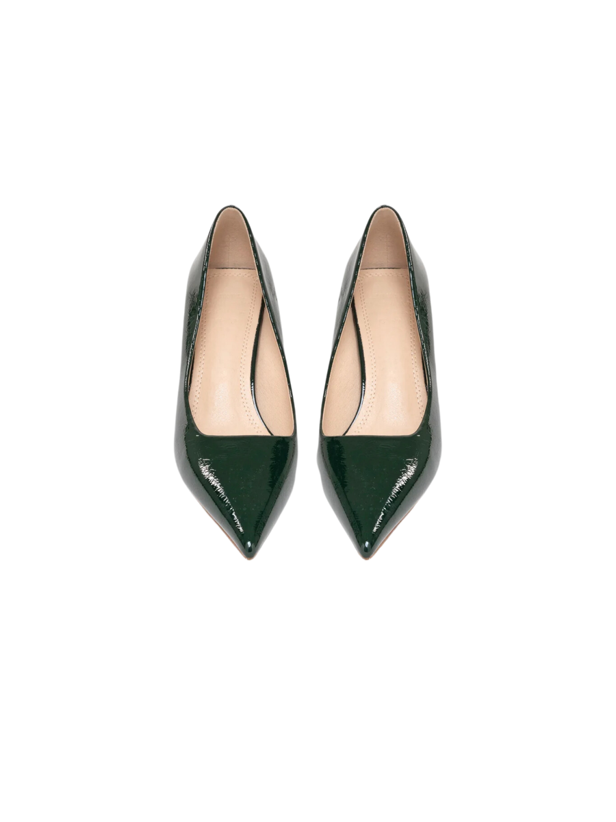 Decolleté TwentyFourhaitch Jane verde scuro in vernice JANE VERDE TwentyFourhaitch 