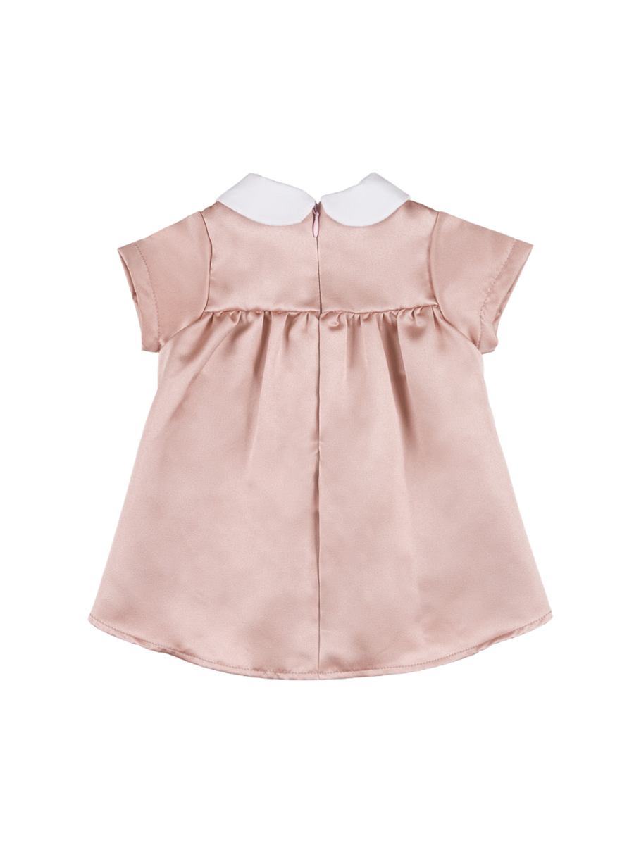 Coordinato abito e culotte Nanan rosa in seta E25508 R Nanan 