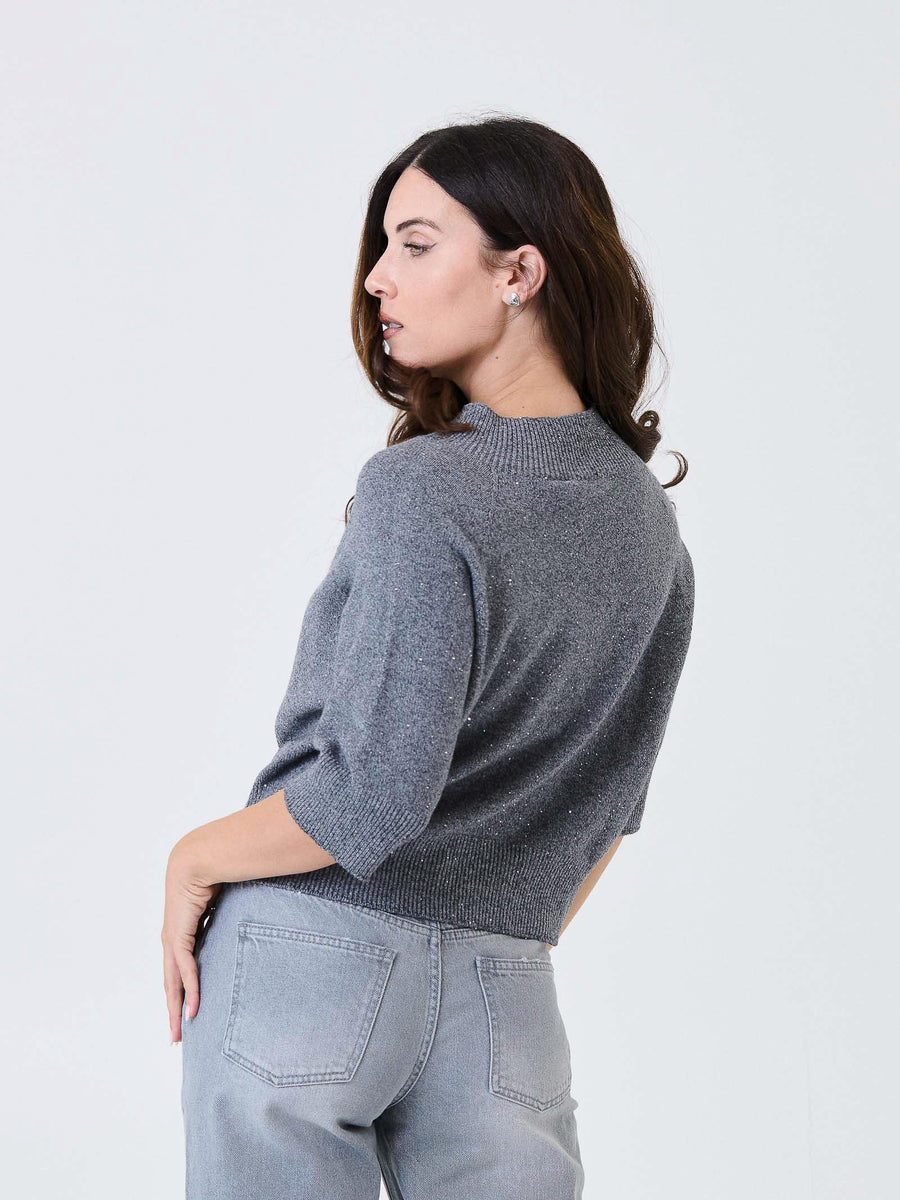 Maglione a 3/4 Kontatto grigio 3M0903C GRIGIO kontatto 