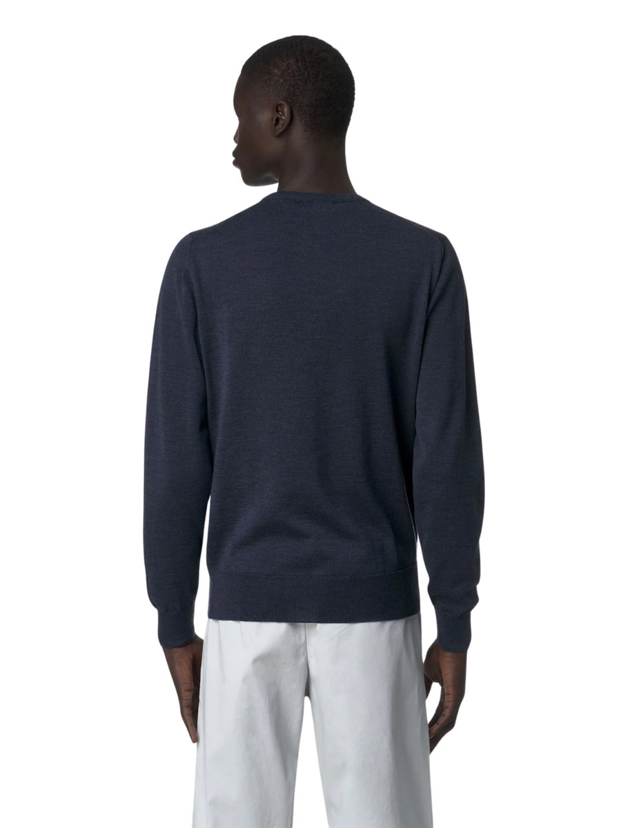 Maglione "Sebastien Merino" K-Way blu K2142EW KA8 K-WAY 