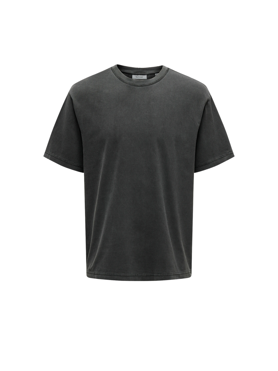 T-Shirt "Distress" Only & Sons nera 22030505 BLK Only & Sons 