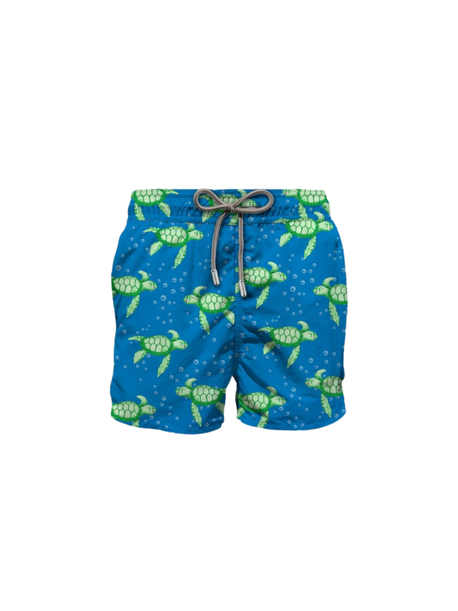 Costume MC2 Saint Barth "Gustavia" blu royal stampa tartarughe GUS0001 01236H MC2 SAINT BARTH 