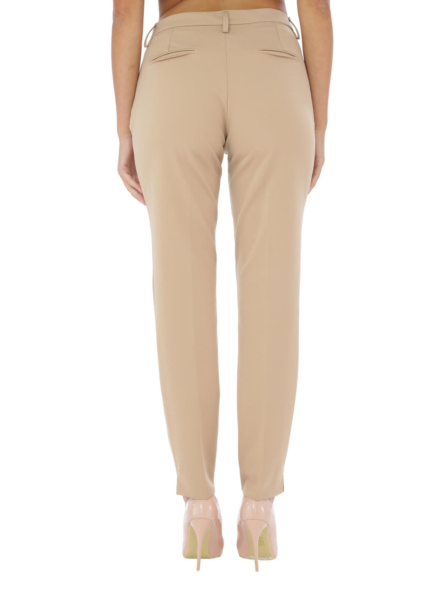 Pantalone beige TK america JANIS3574 299 RAYURES NOIR 