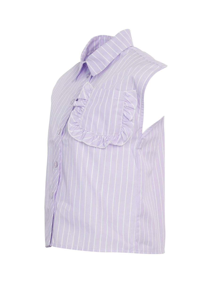 Camicia lilla giromanica C0779 LIL Vicolo 