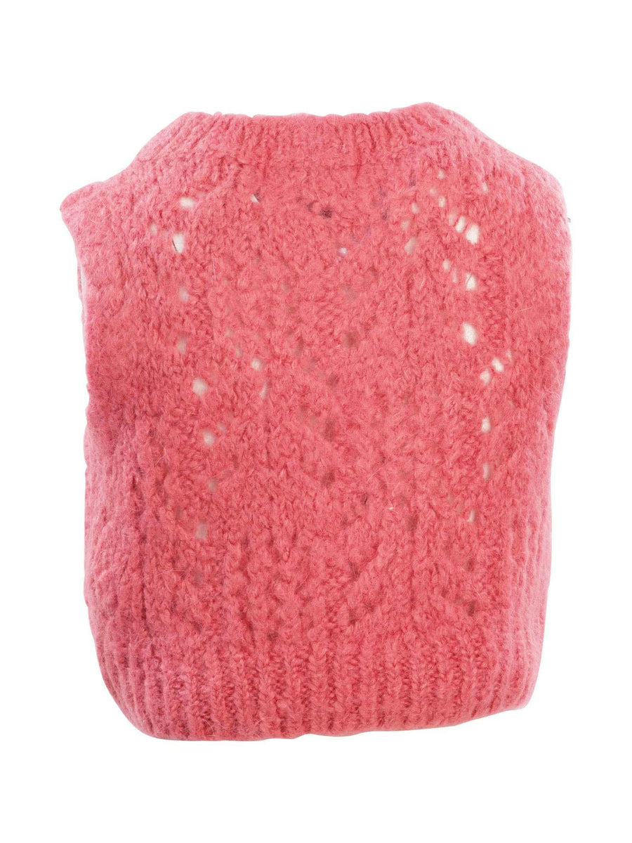 Maglioncino smanicato rosa NB73230G42 3381 Dixie Kids 