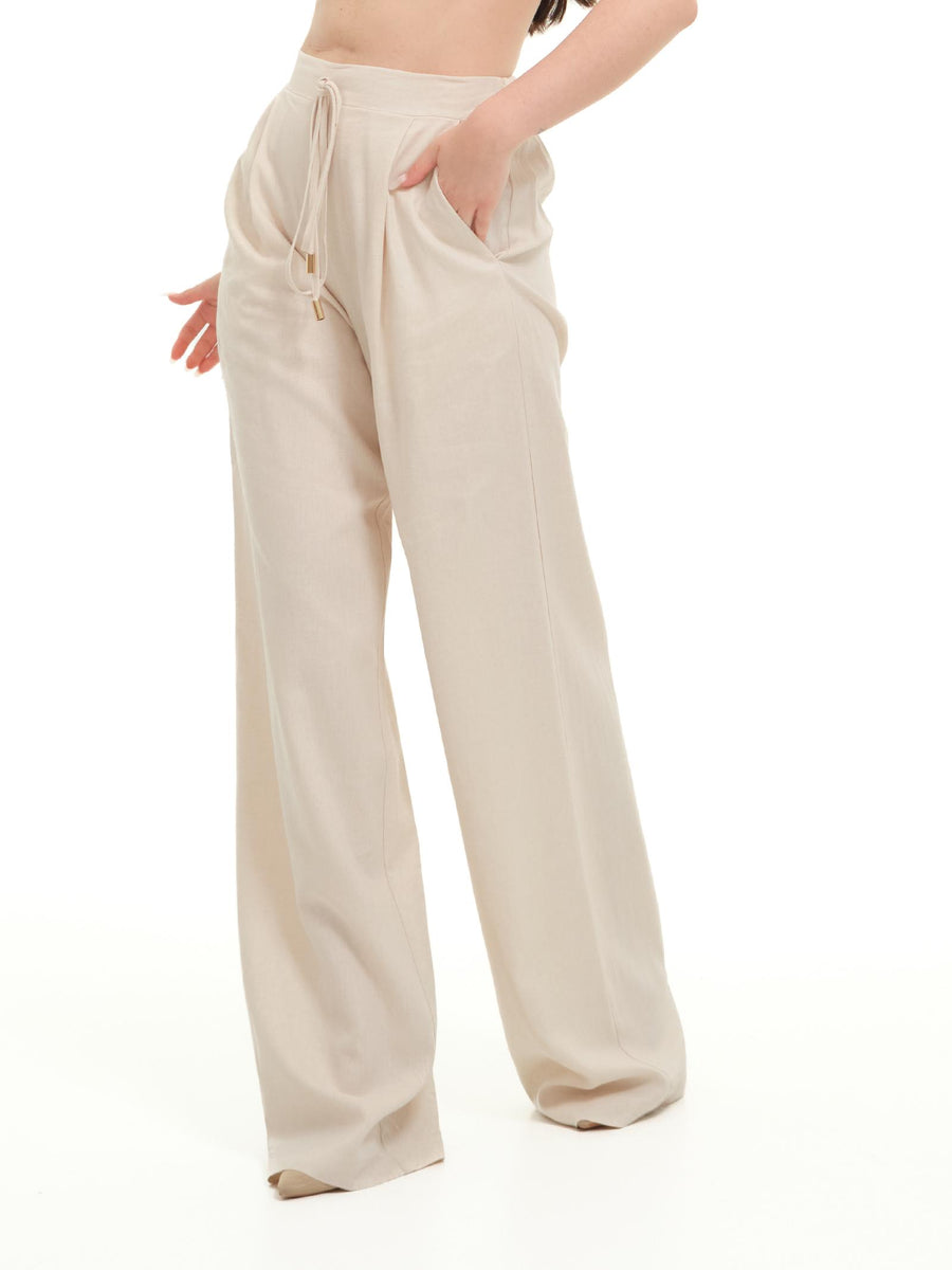 Pantaloni Armoire sabbia a palazzo P737 NATURALE Armoire 