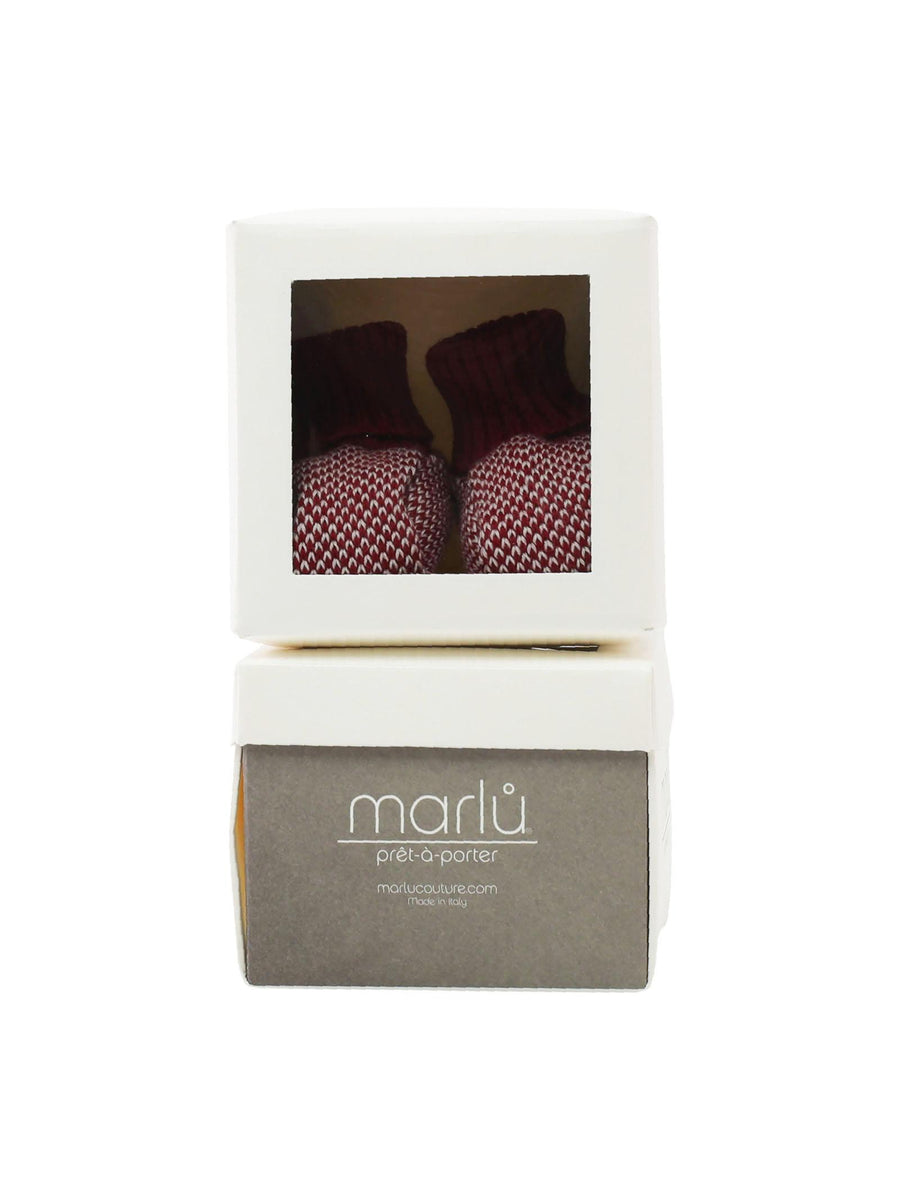 Babbucce bordeaux intrecciata IF15S C2999 Marlù 