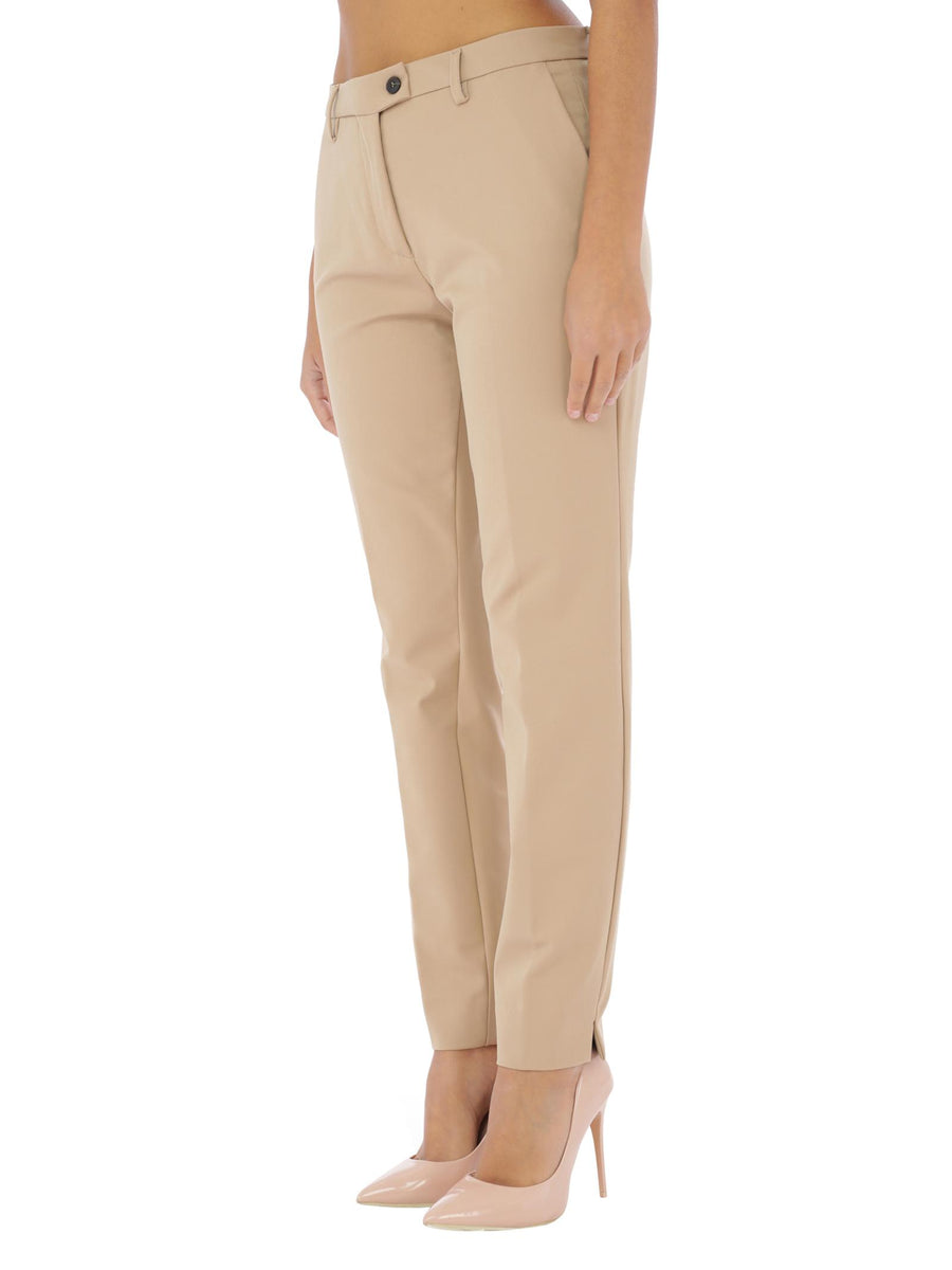 Pantalone beige TK america JANIS3574 299 RAYURES NOIR 