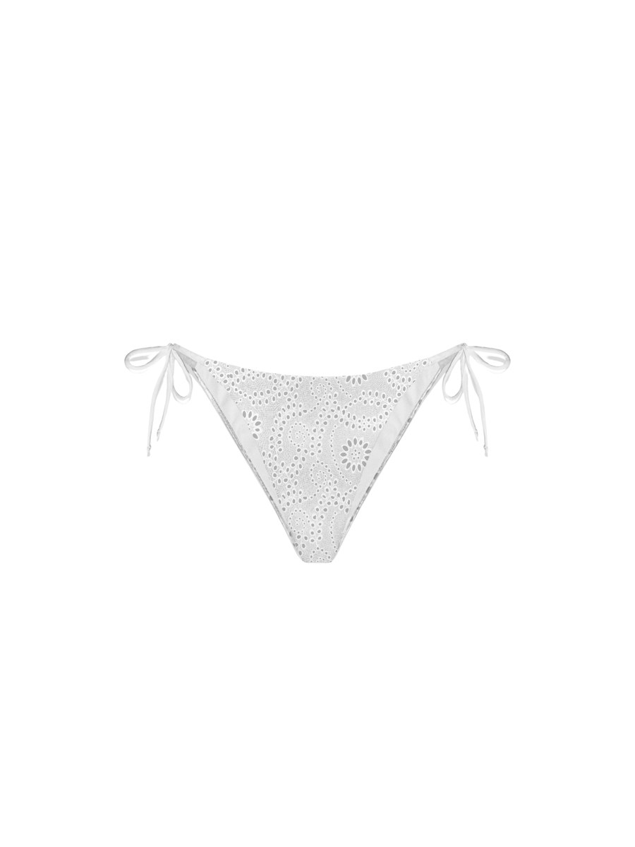 Slip Saint Barth bianco fantasia sangallo MRL0001 03729H MC2 SAINT BARTH 