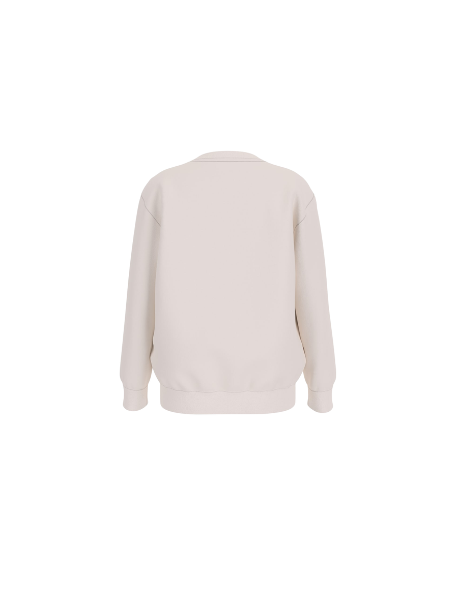 Felpa Guess bianca con orsacchiotto e logo lettering H5YT00KAX74 G7V2 Guess 