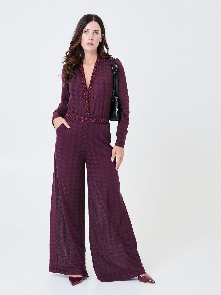 Pantalone a palazzo Pho Firenze rosso malaga 5424026 MALAGA PHO FIRENZE 