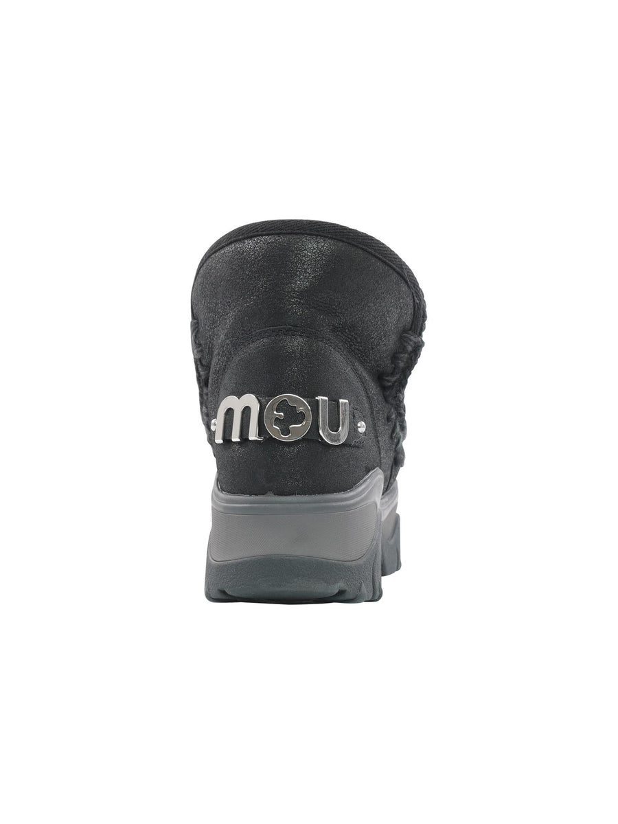 Mou Chunky Eskimo sneaker nera big logo FW311000B CBKG Mou 