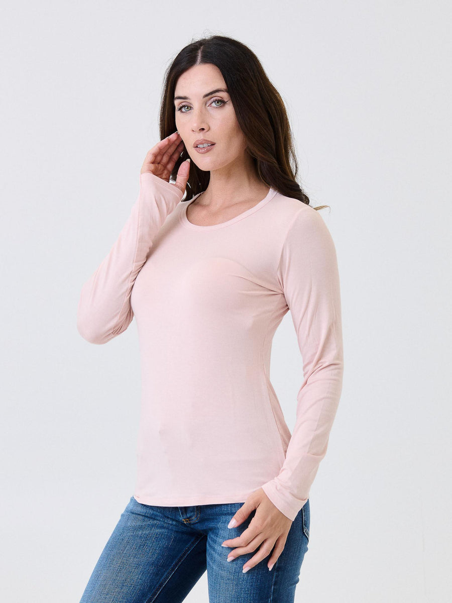 Maglia a maniche lunghe Kontatto rosa MR5004C ROSA kontatto 
