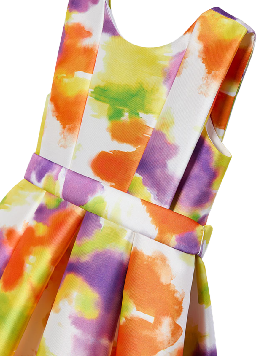 Abito mikado Abel & Lula multicolor cut-out 5065 CAC Abel & Lula 