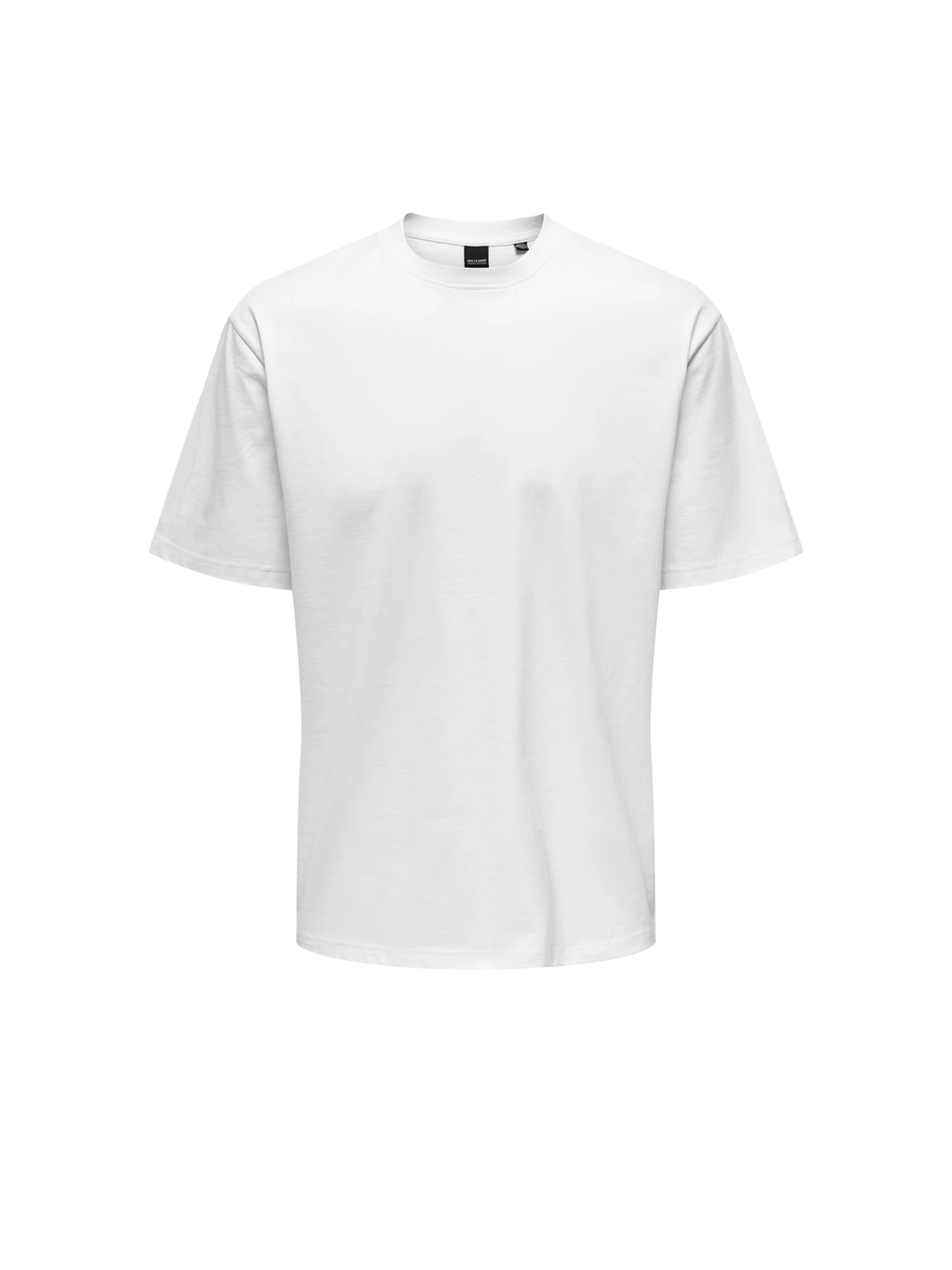 T-Shirt "Fred" Only & Sons bianca 22022532 WHITE Only & Sons 