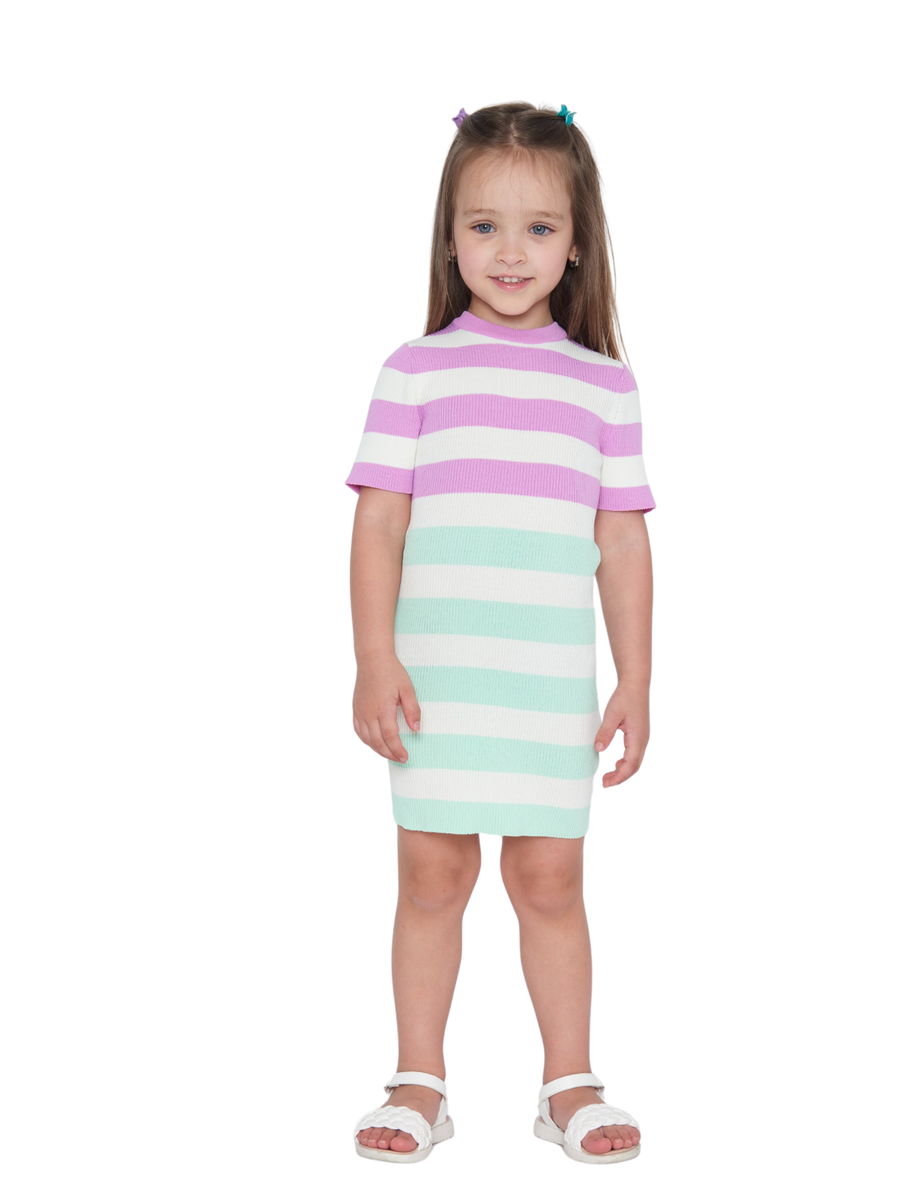 Abito in filo Tobetoo multicolor a costine 390ATBS25 RIGA Tobetoo 