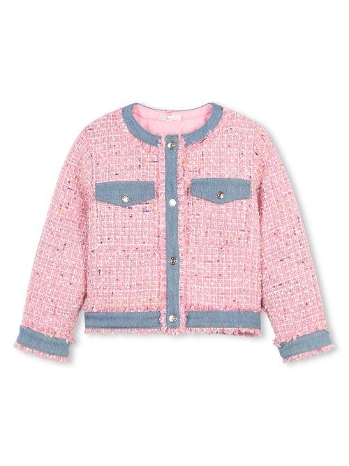 Giacca tessuto misto con colletto removibile U20555 437 Billie Blush 