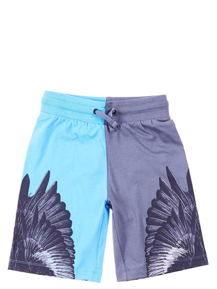 Bermuda azzurro e antracite 3250 B033 Marcelo Burlon 