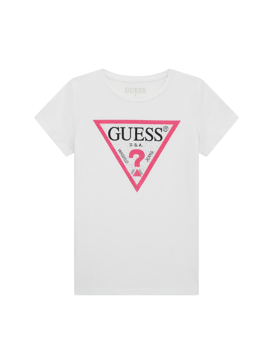 T-Shirt Guess bianca con logo iconico J2YI51K6YW1 TWHT Guess 