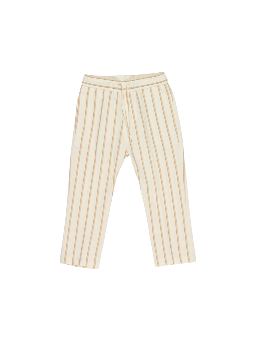 Pantalone a righe Manuel Ritz bianco e beige MR2875 ECRU Manuel Ritz 