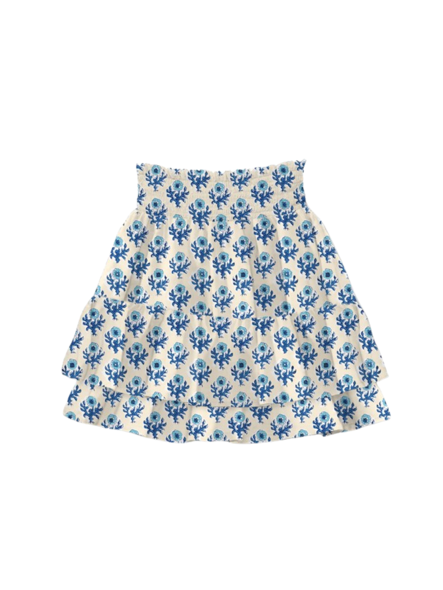 Gonna MC2 Saint Barth "Eivissa JR" panna con stampa floreale EIV002 01318H MC2 SAINT BARTH 