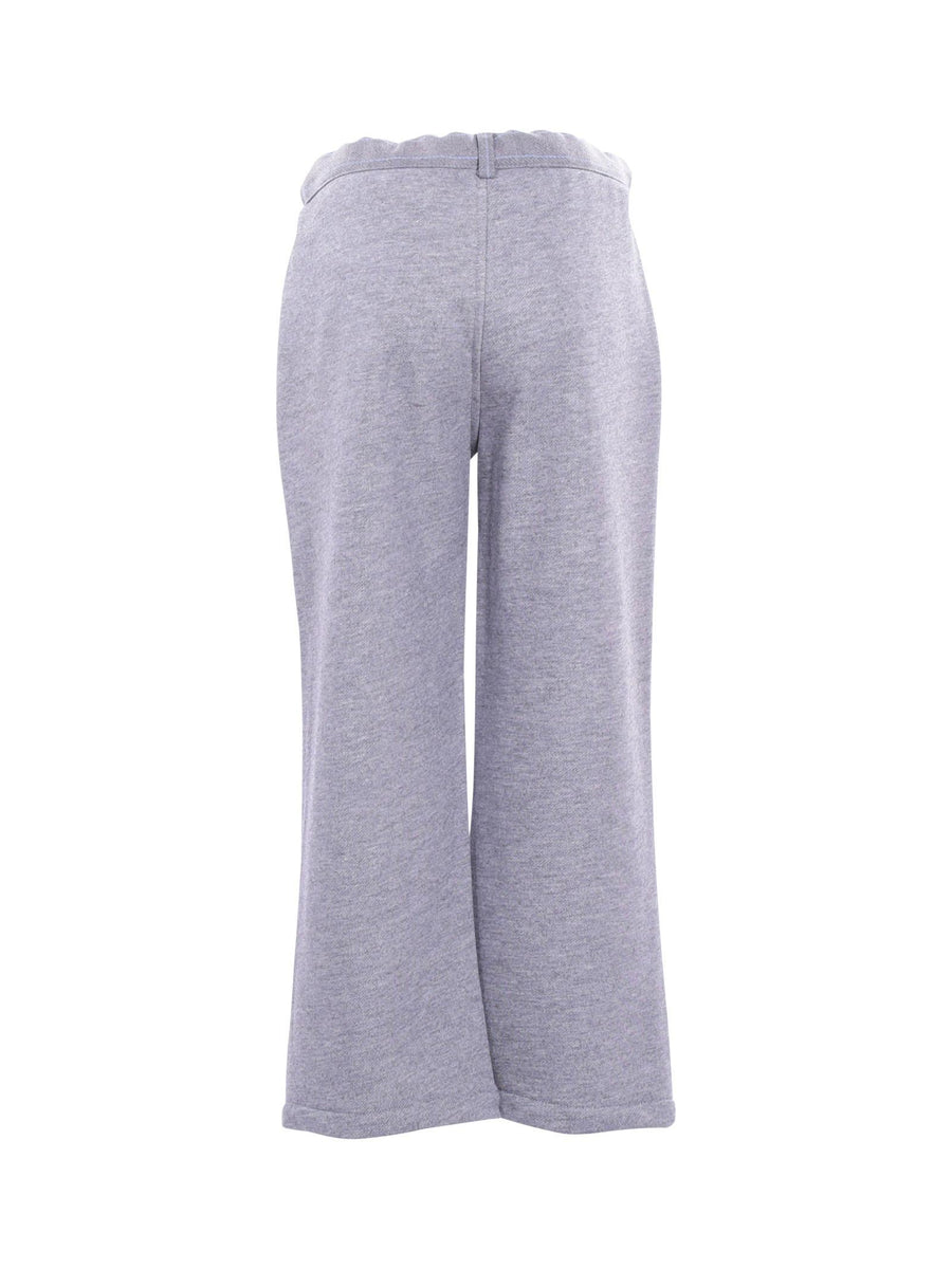 Pantalone Manila Grace svasato grigio gessato MFBF24P224 GRI Manila Grace 