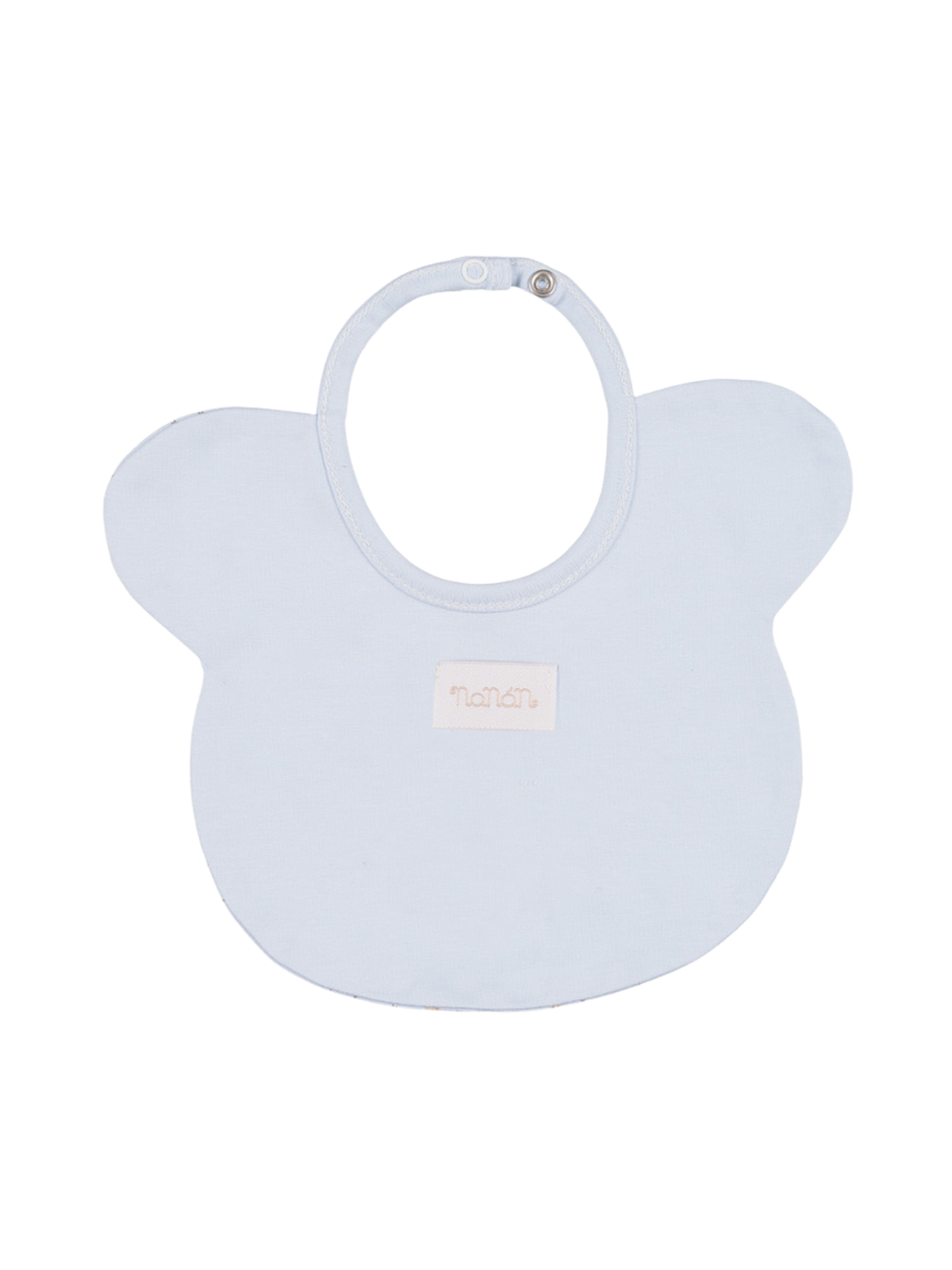 Bavetto Nanan azzurro con orsetti all over E25182 A Nanan 