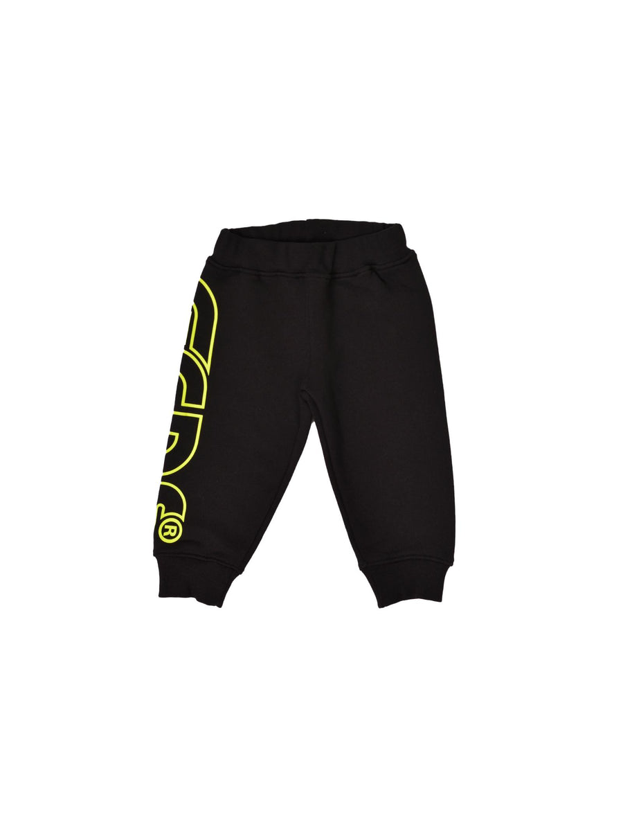 Completo tuta nera e giallo fluo 028772 NE/GIA GCDS 