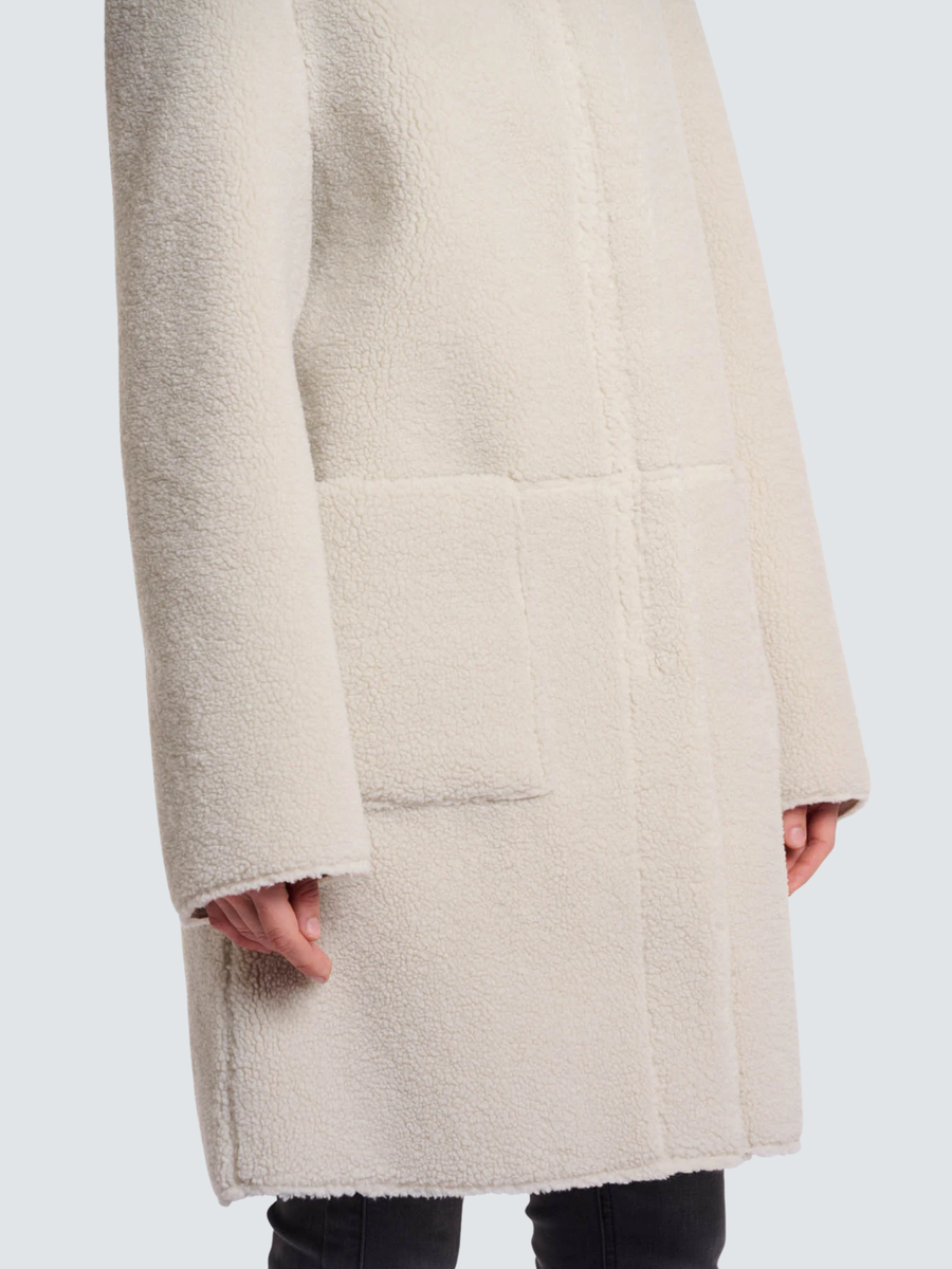 Cappotto "Reversible coat" Rino & Pelle beige Alina.7002511 Birch Rino & Pelle 