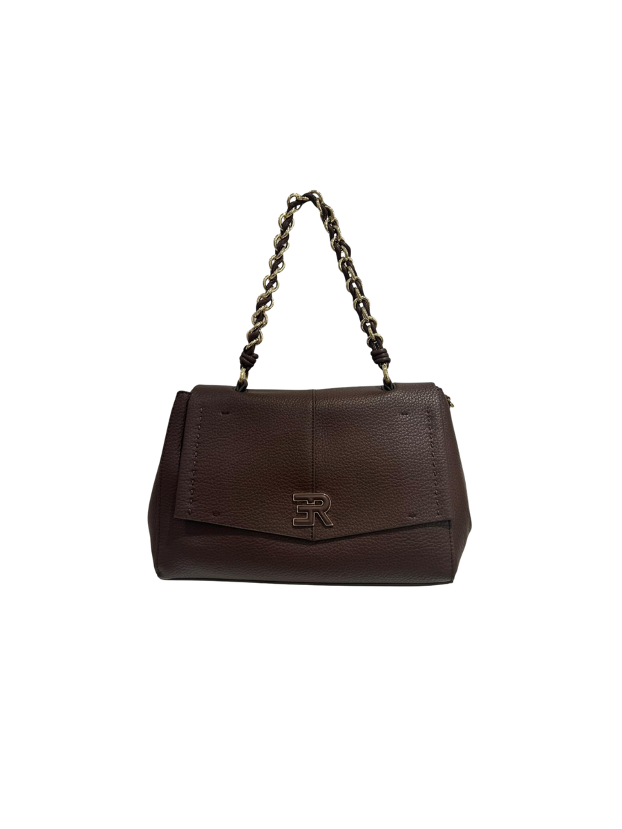Borsa "Flap Eba" Ermanno Scervino testa di moro 12402027 TESTA DI MORO Ermanno Scervino 